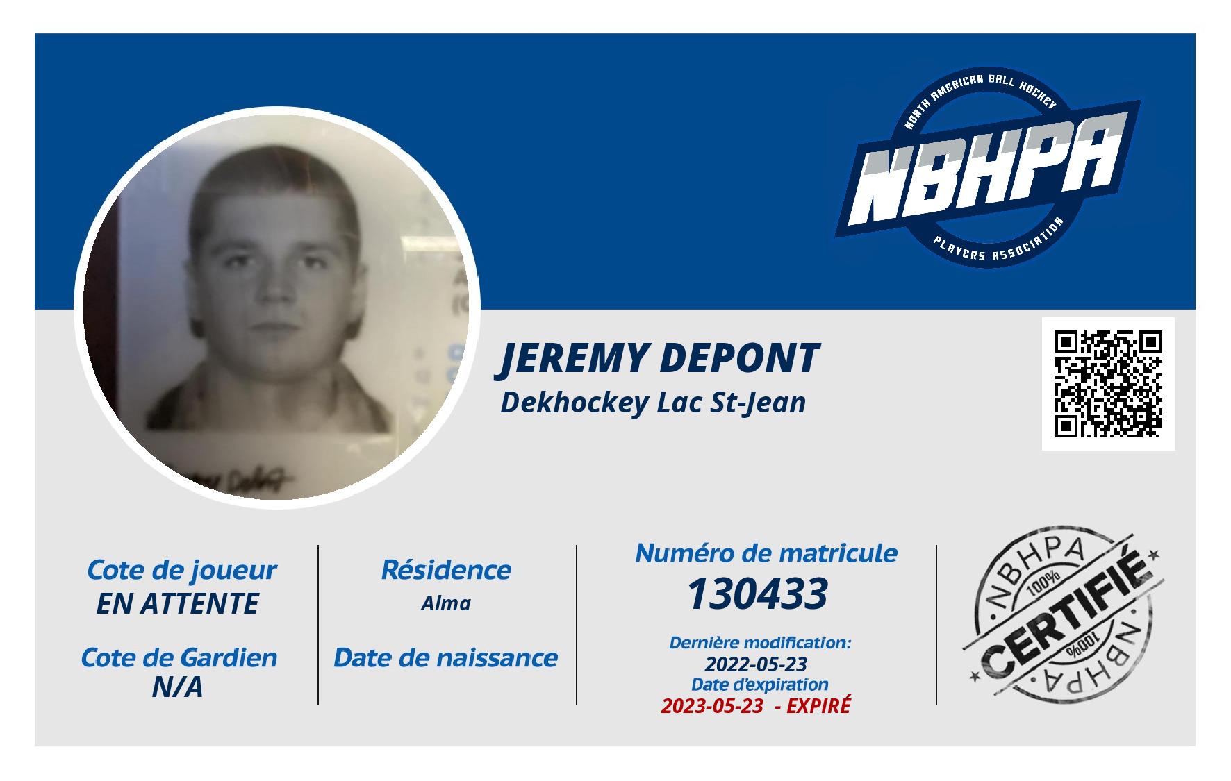 Jeremy DePont