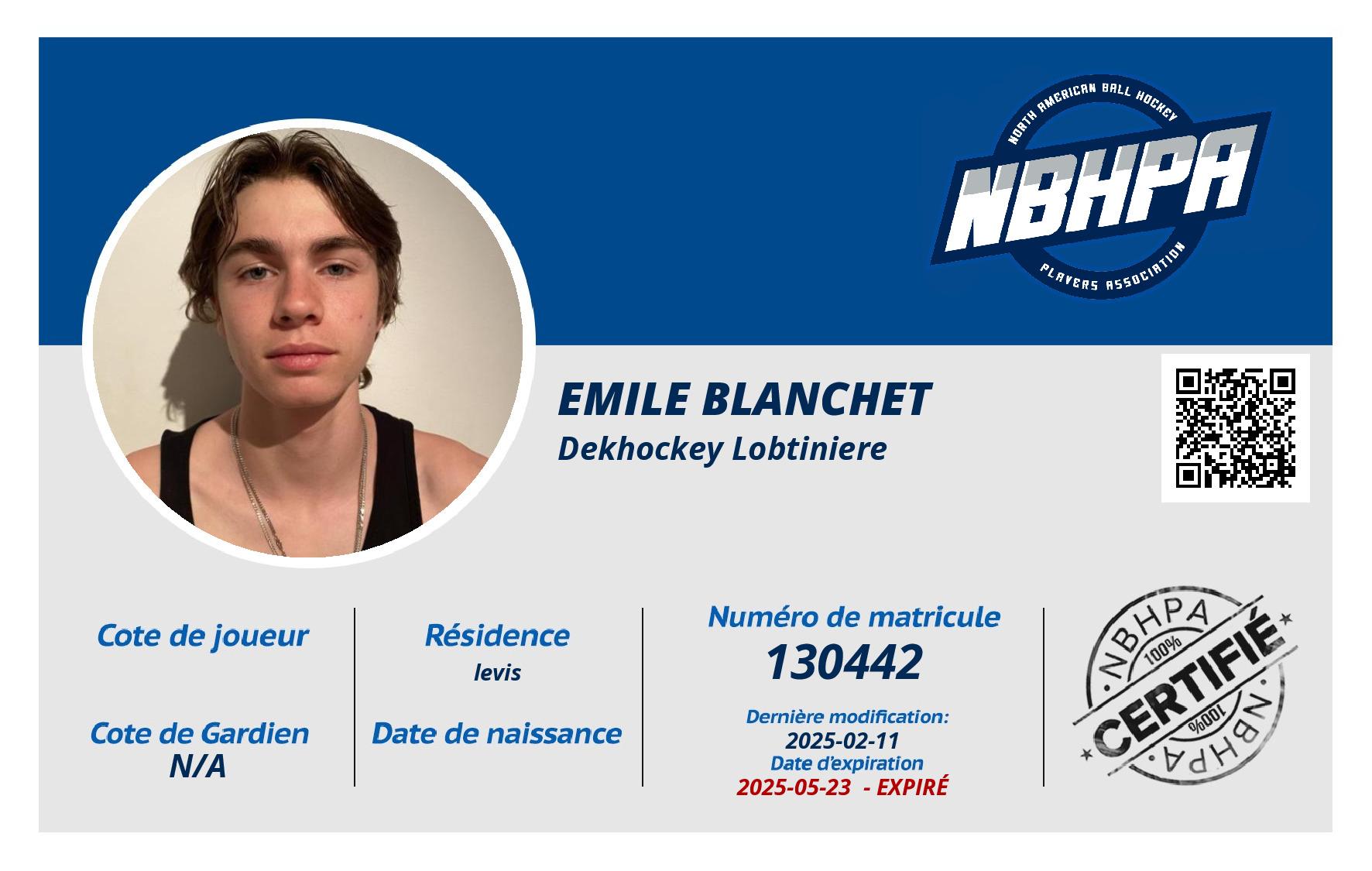 Emile Blanchet