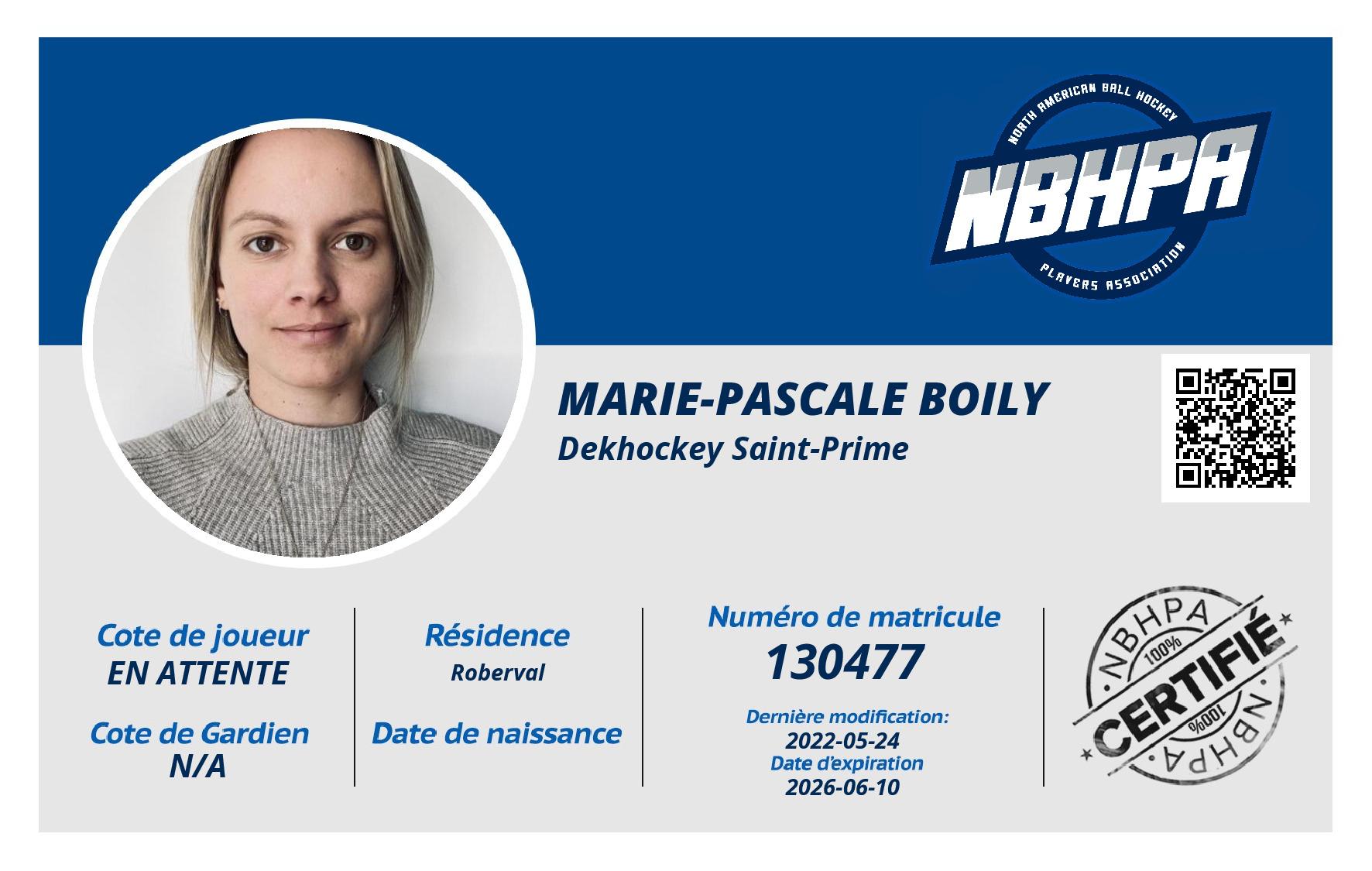 Marie-Pascale Boily
