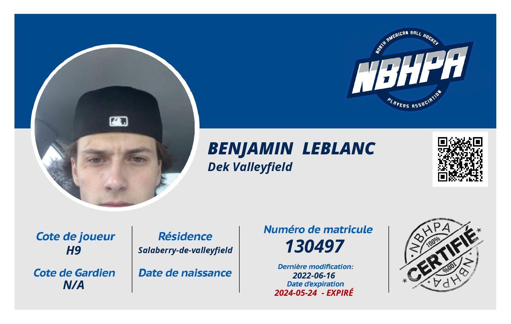 Benjamin  Leblanc