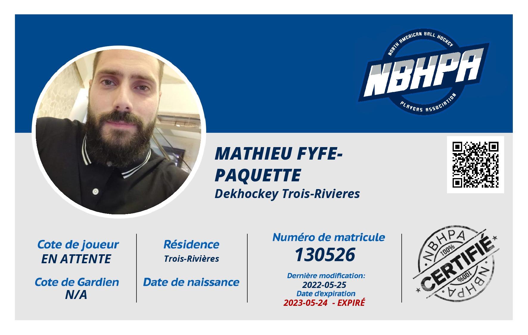 Mathieu Fyfe-Paquette