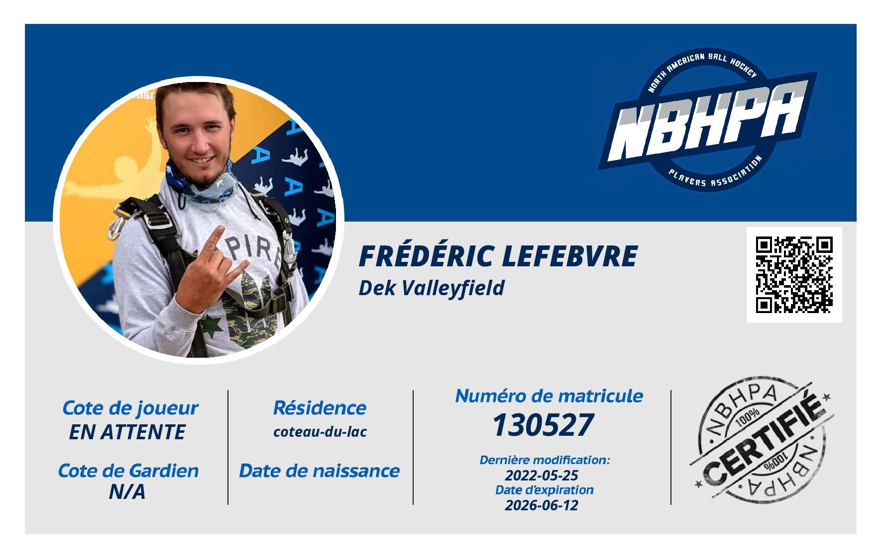 Frédéric Lefebvre