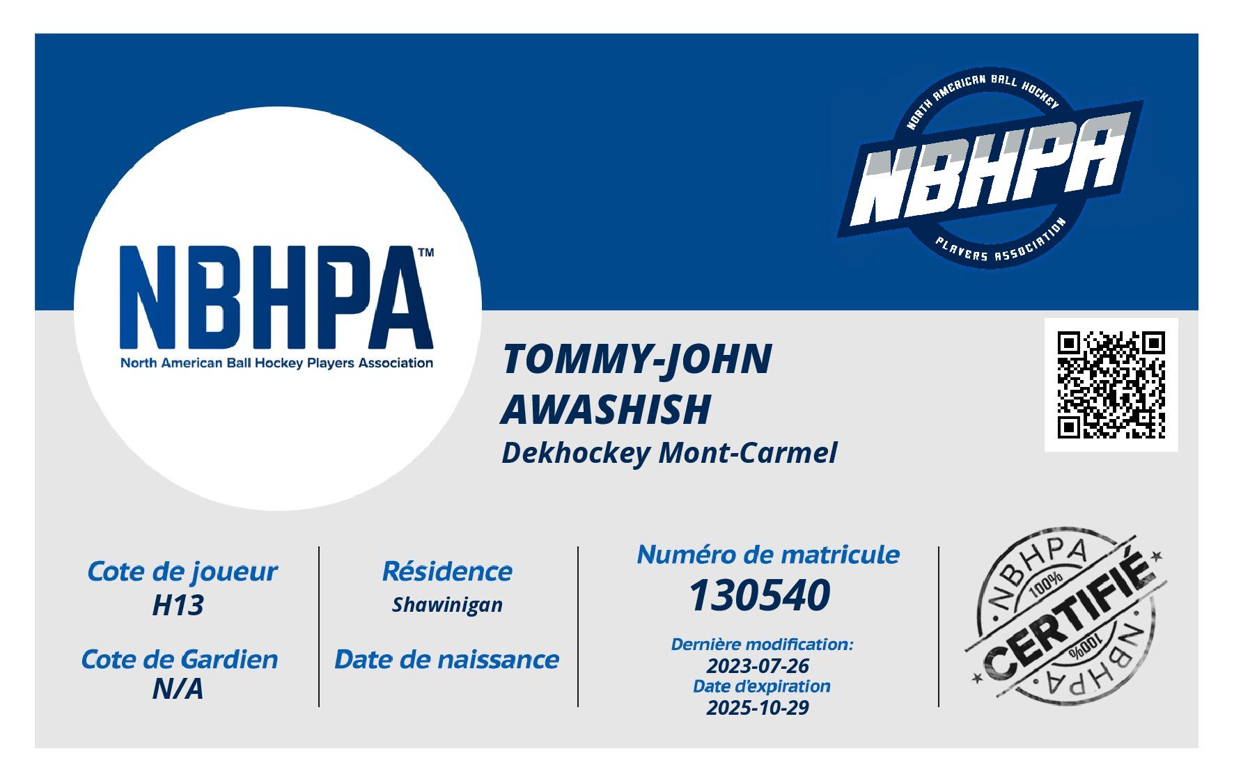 Tommy-john Awashish