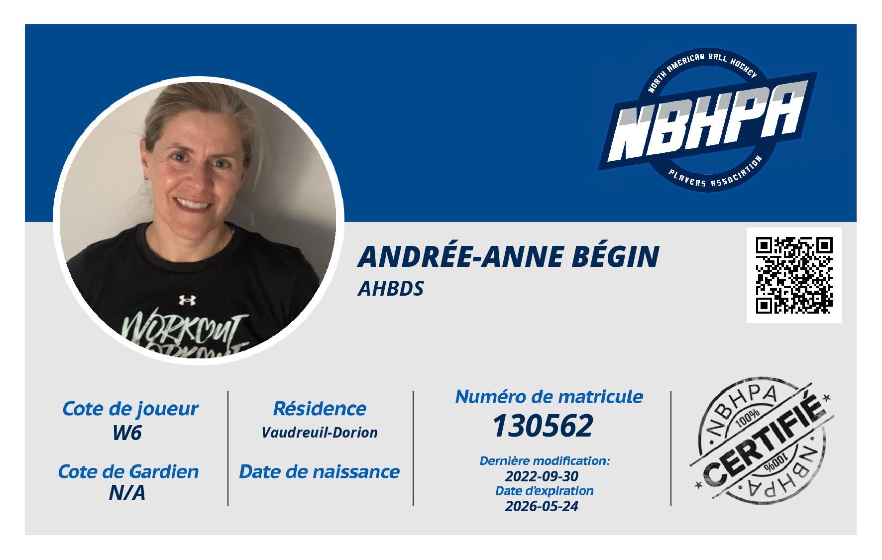 Andrée-Anne Bégin