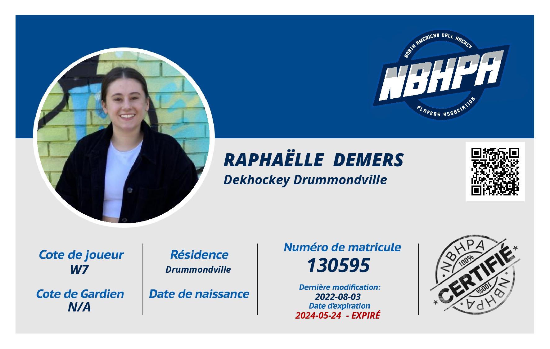 Raphaëlle  Demers 