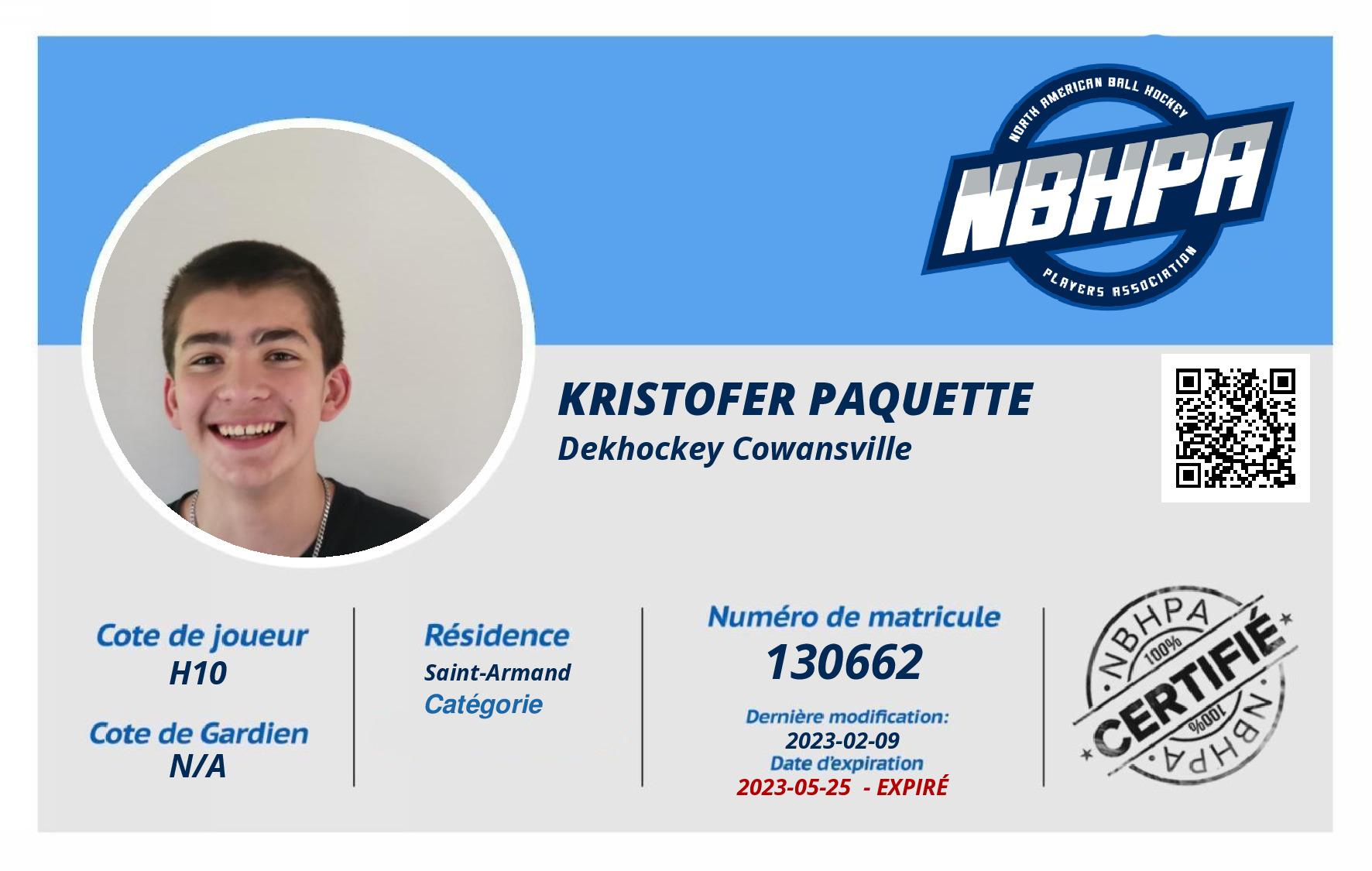 Kristofer Paquette