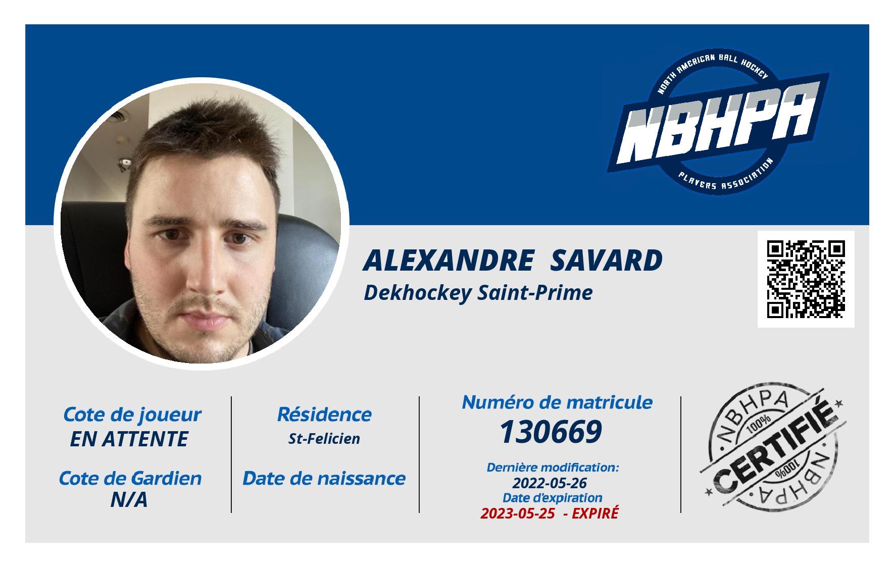 Alexandre  Savard 