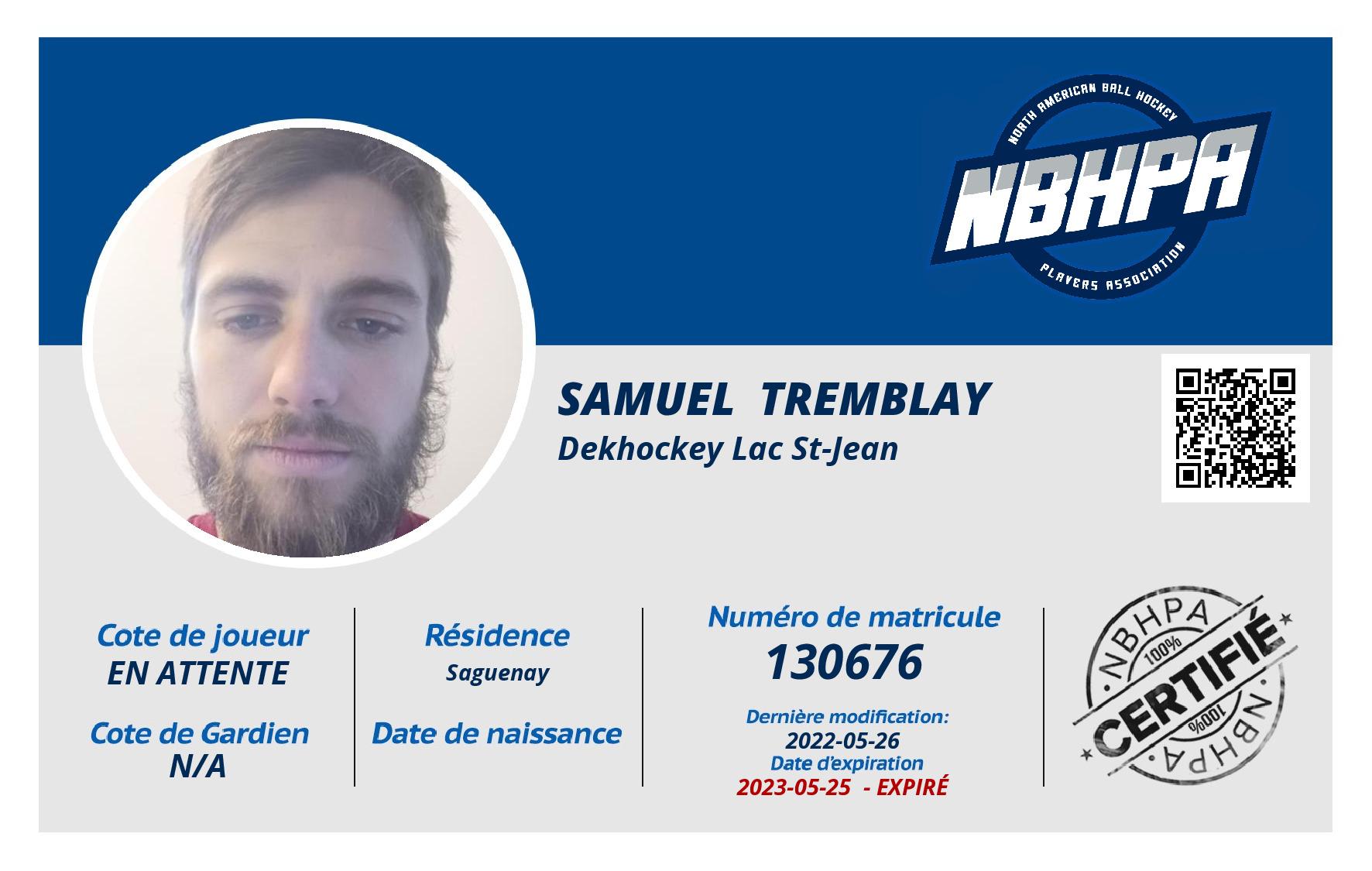 Samuel  Tremblay