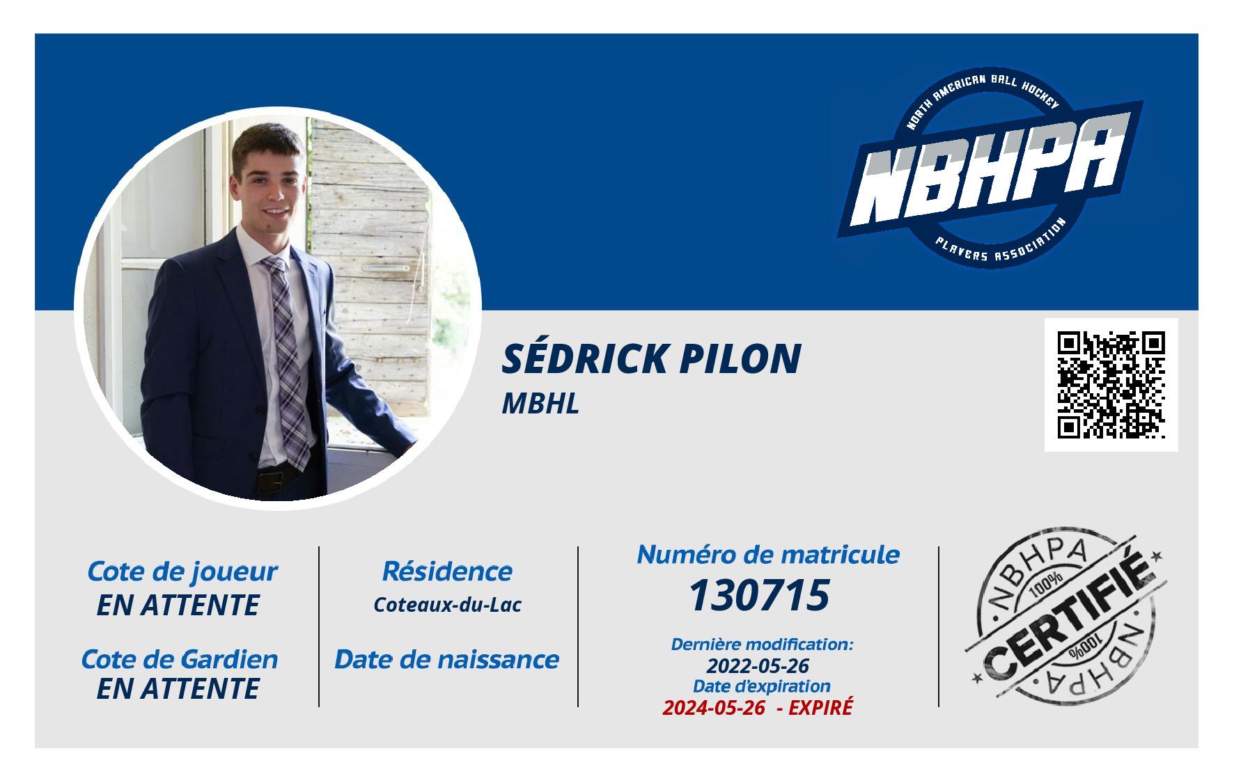Sédrick Pilon