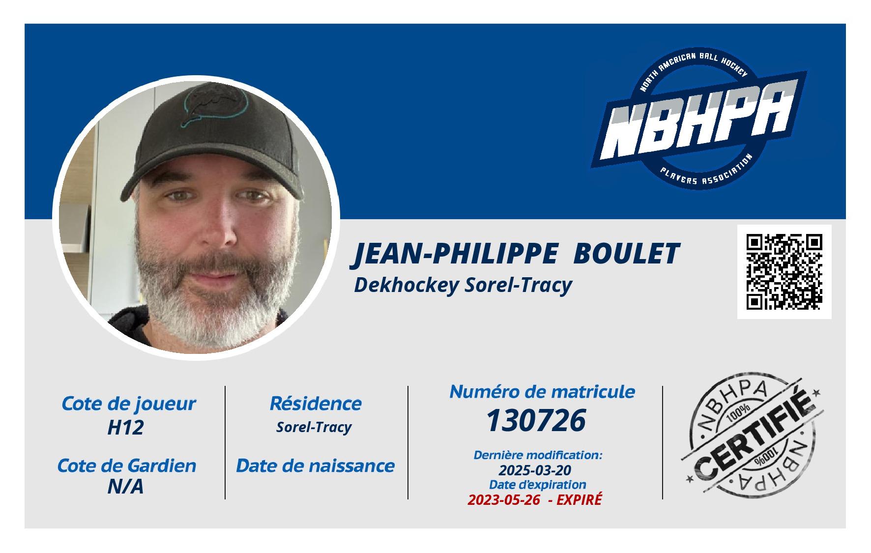 Jean-Philippe  Boulet