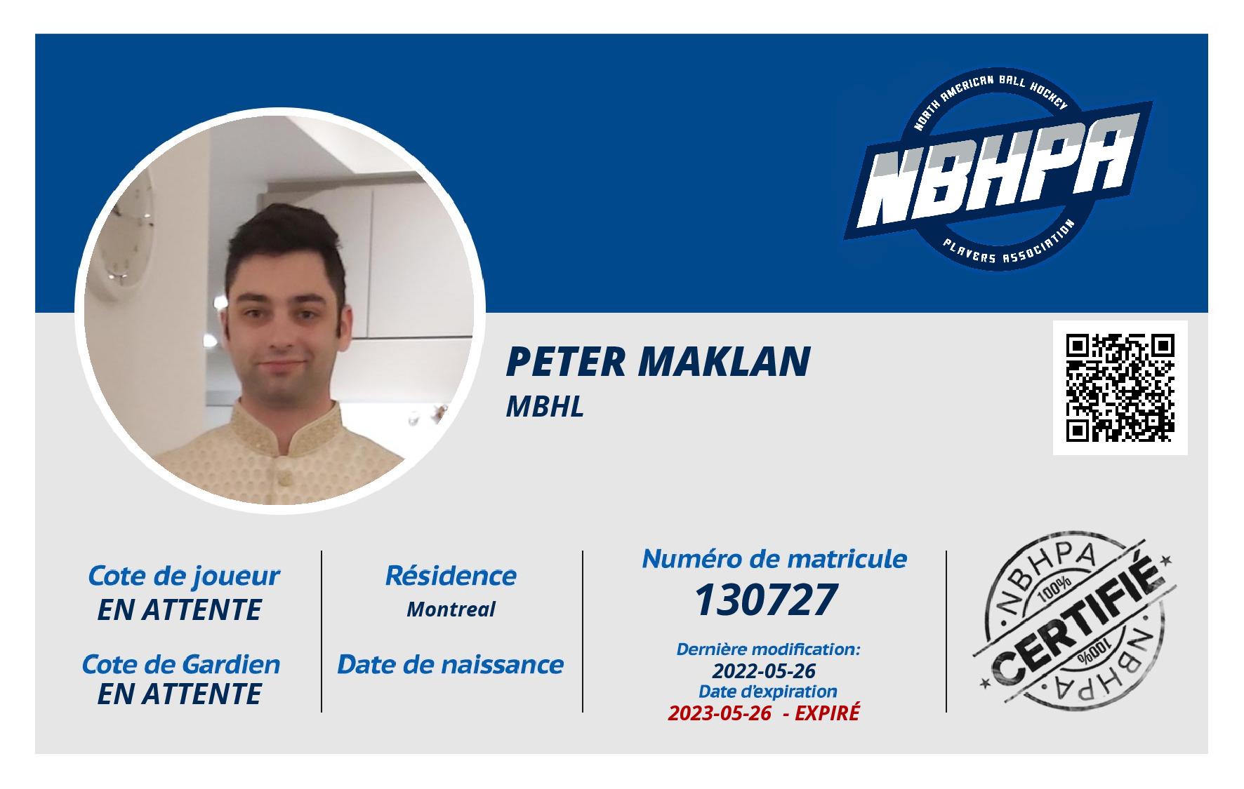 Peter Maklan