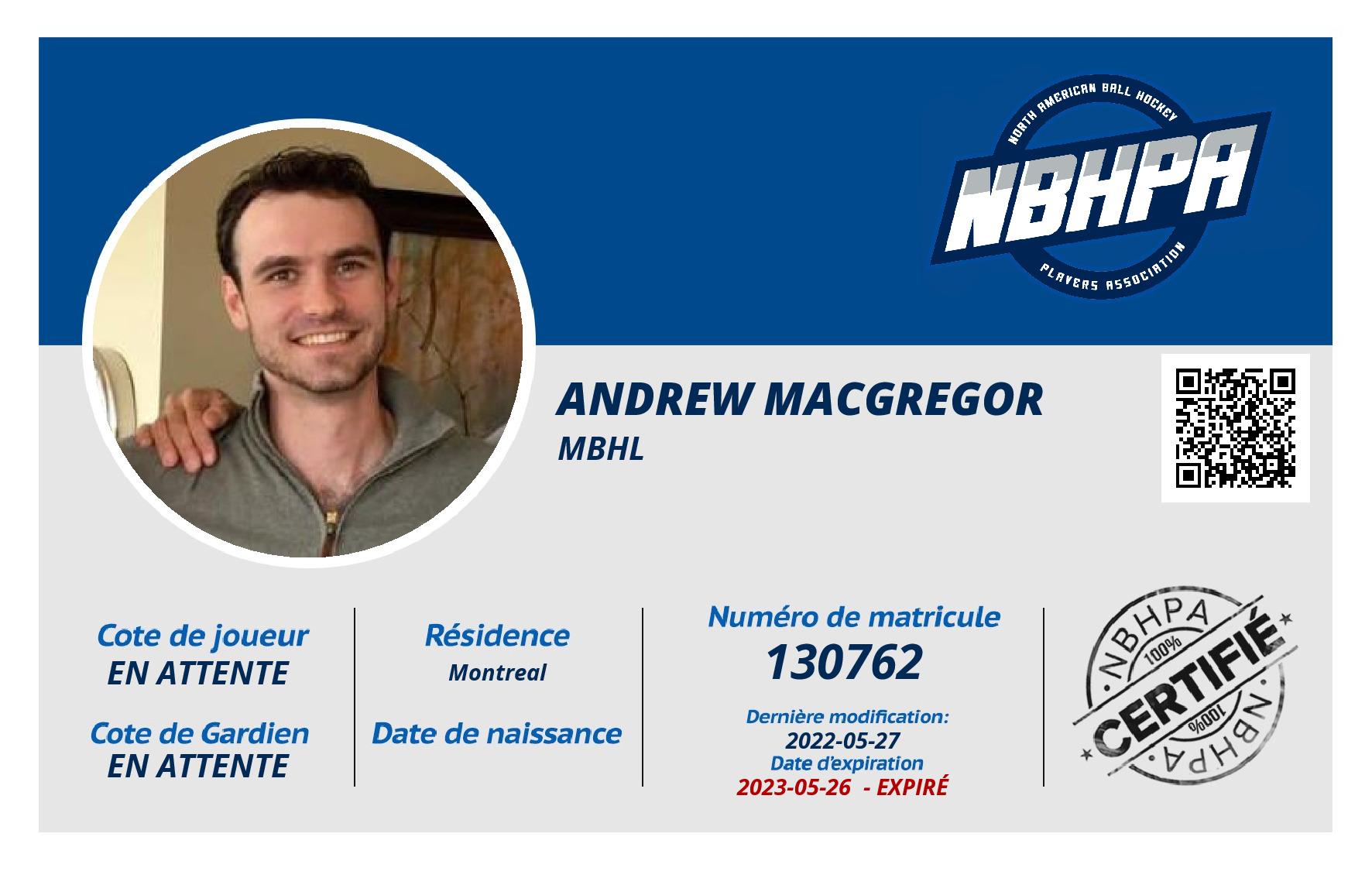 Andrew MacGregor