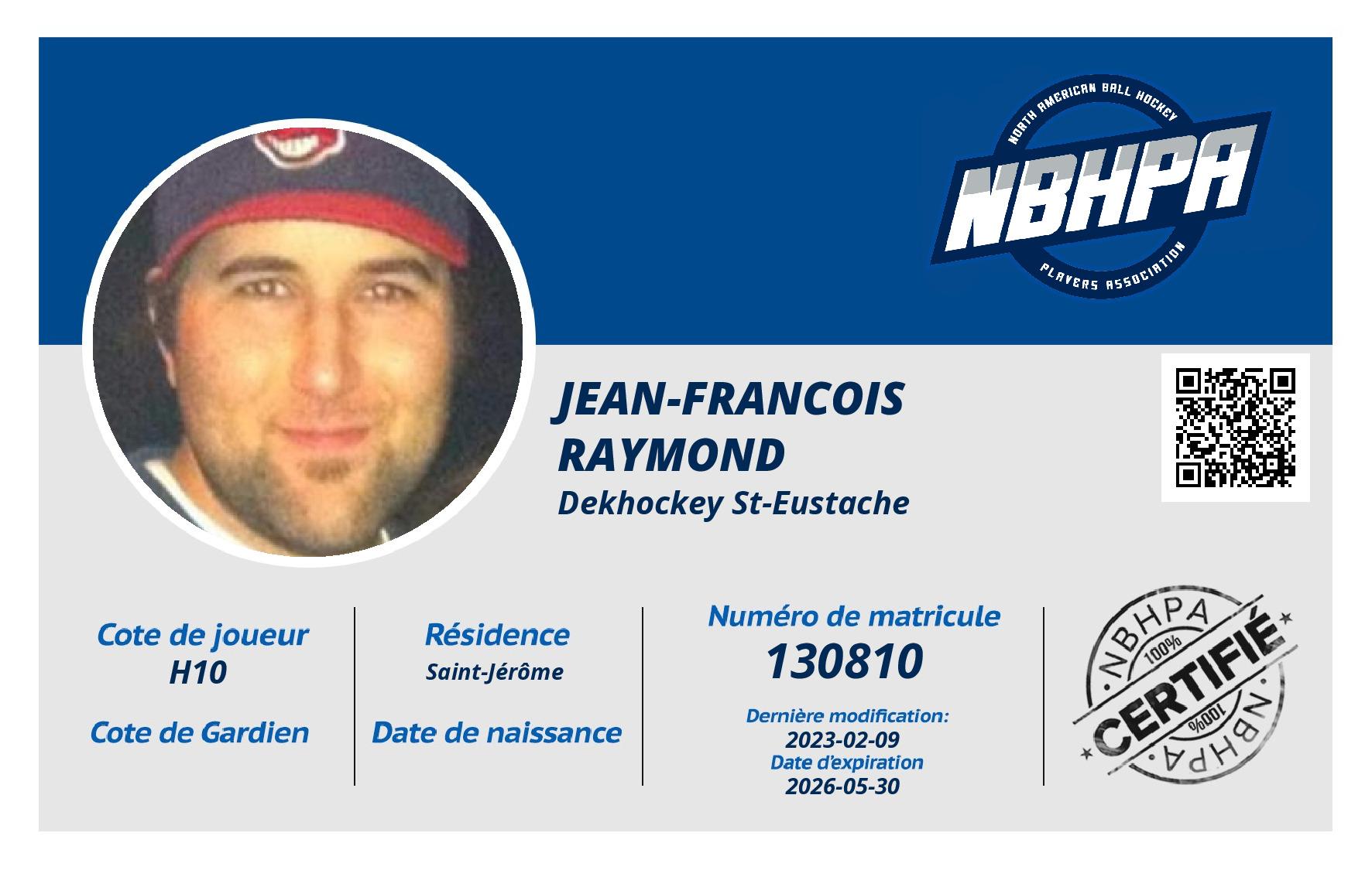 Jean-Francois  Raymond 