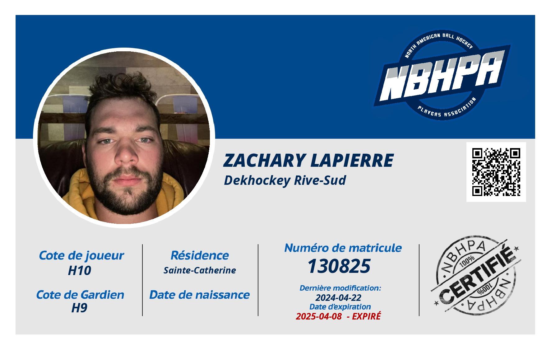 Zachary Lapierre