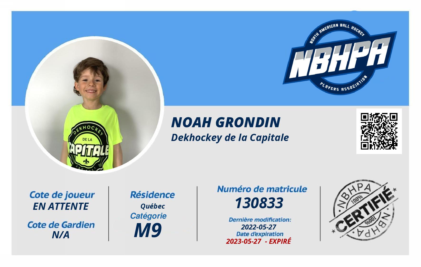 Noah Grondin