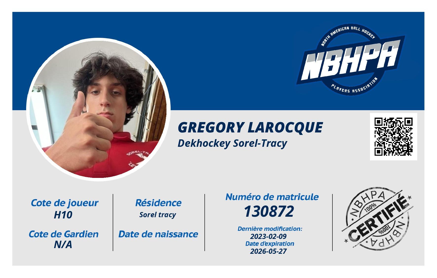 Gregory Larocque
