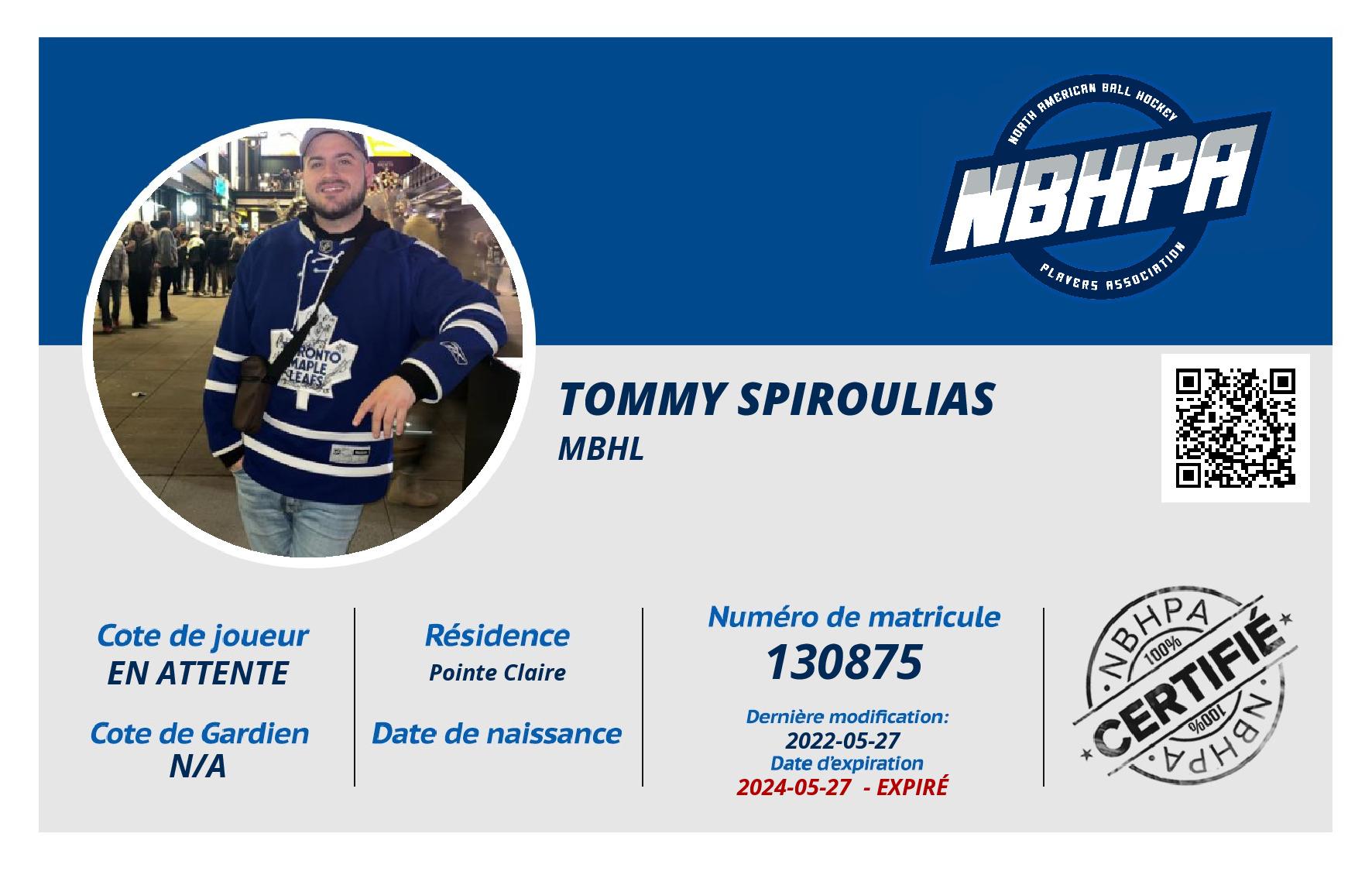Tommy Spiroulias