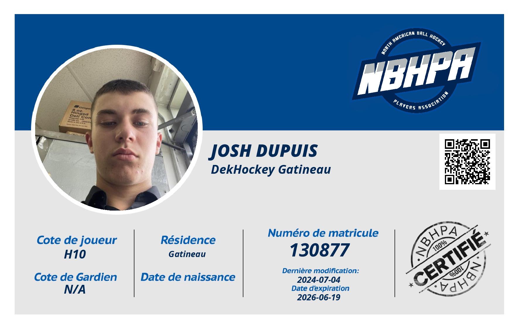 Josh Dupuis