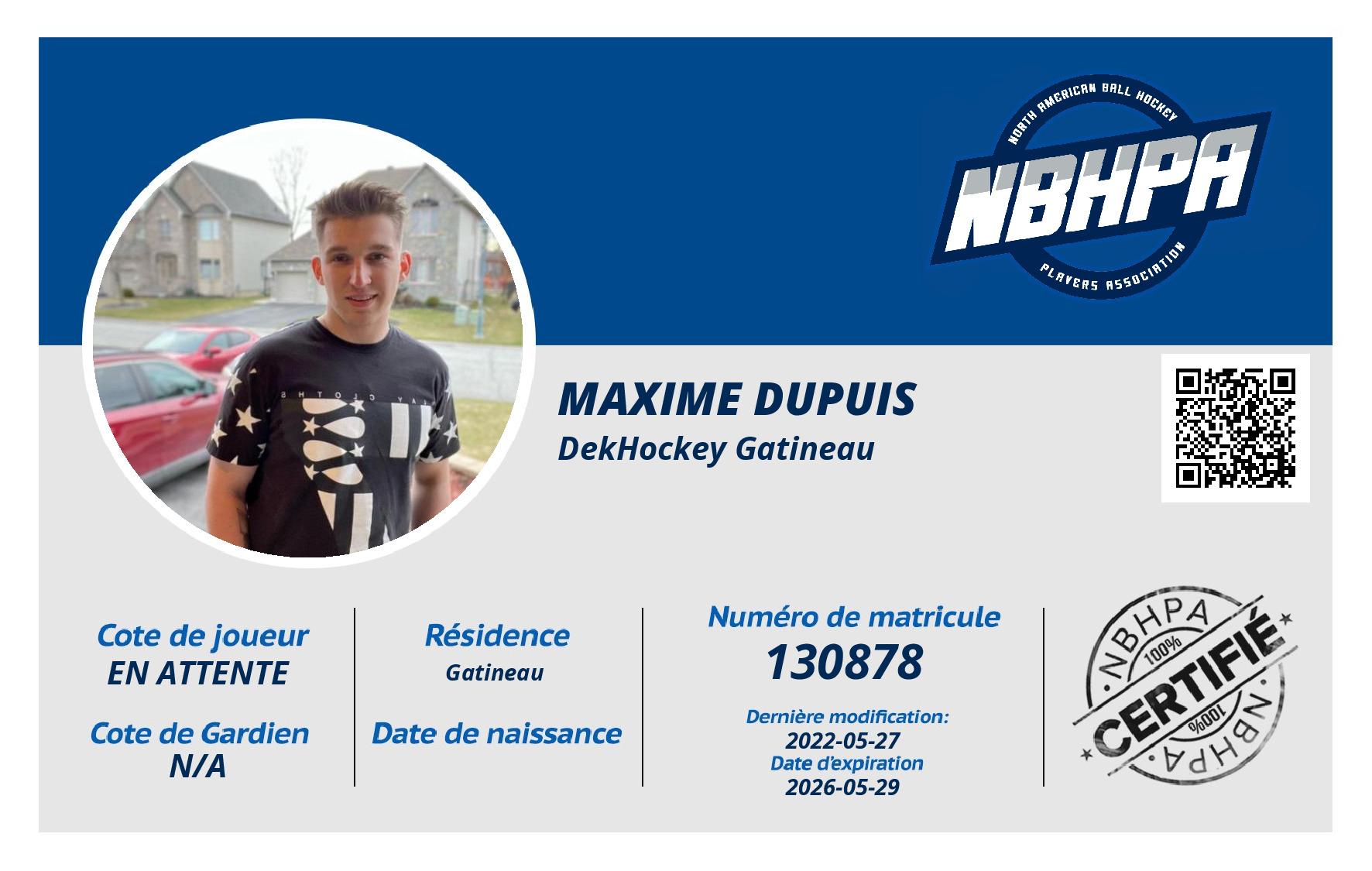 Maxime Dupuis