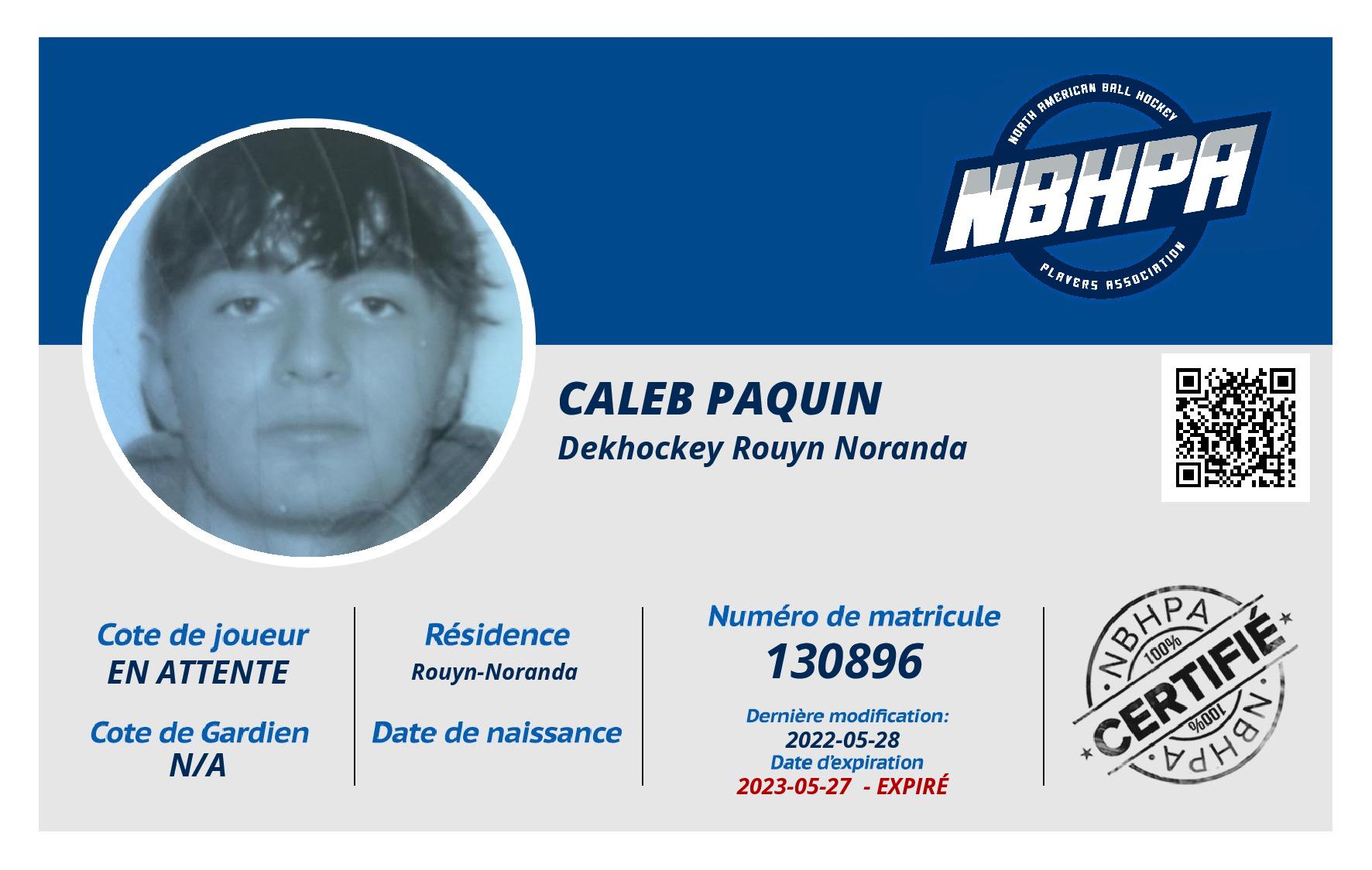 Caleb Paquin