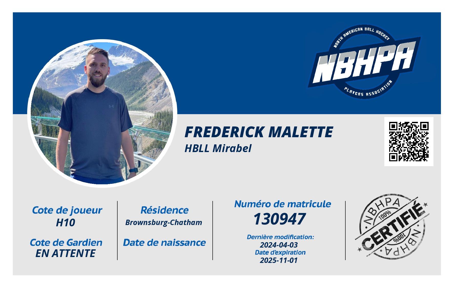 Frederick Malette