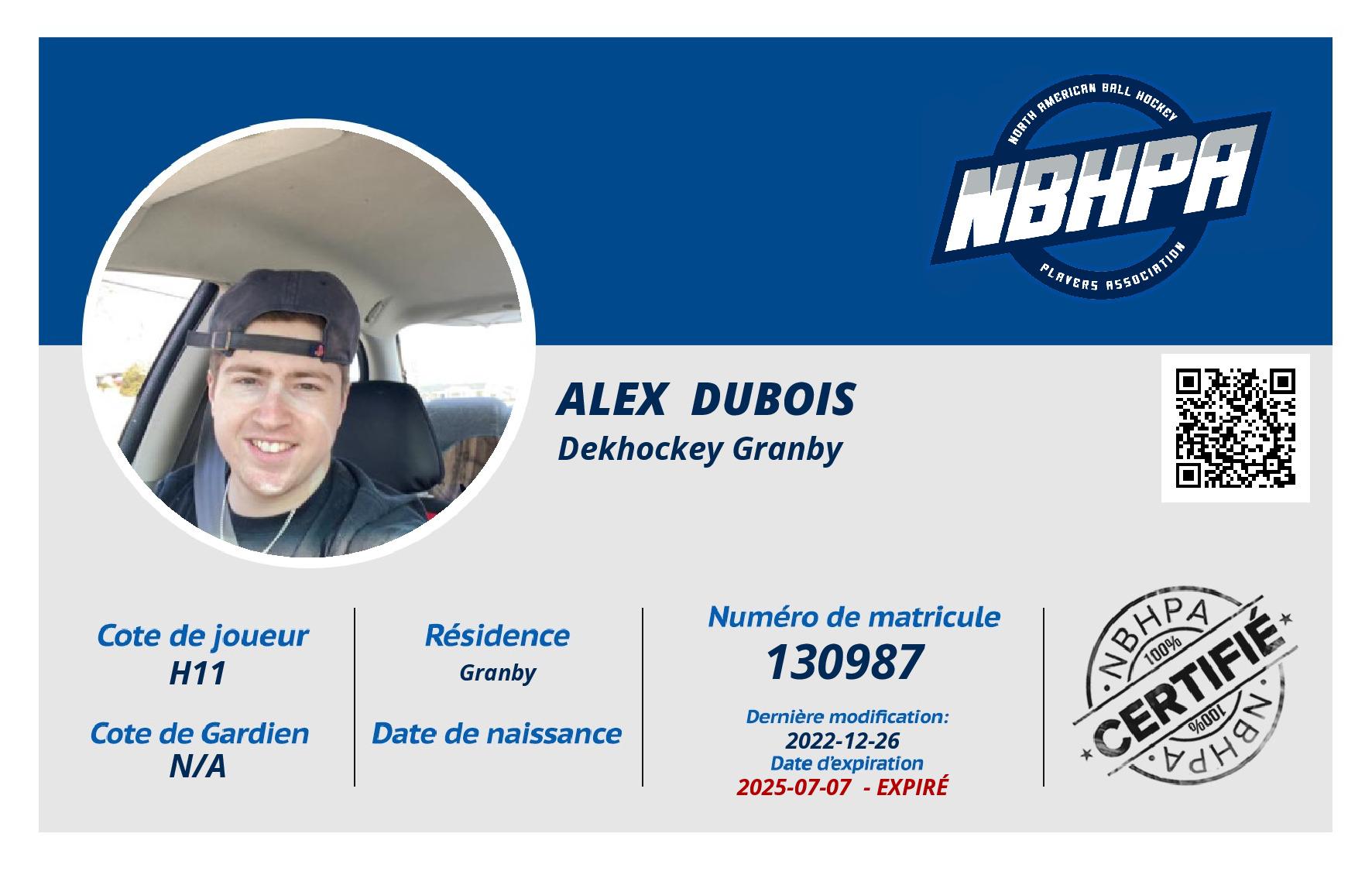 Alex  Dubois