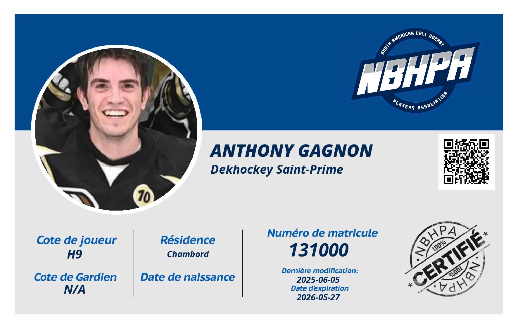Anthony Gagnon