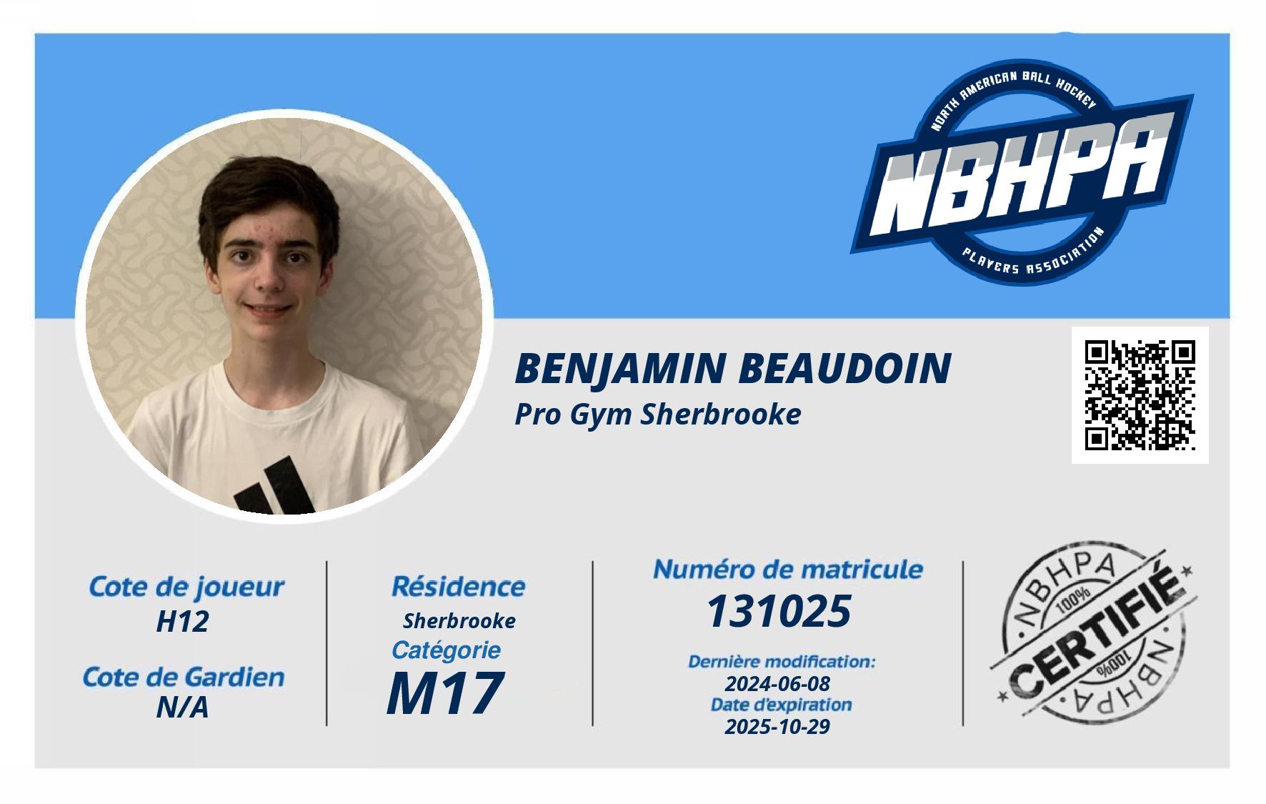 Benjamin Beaudoin