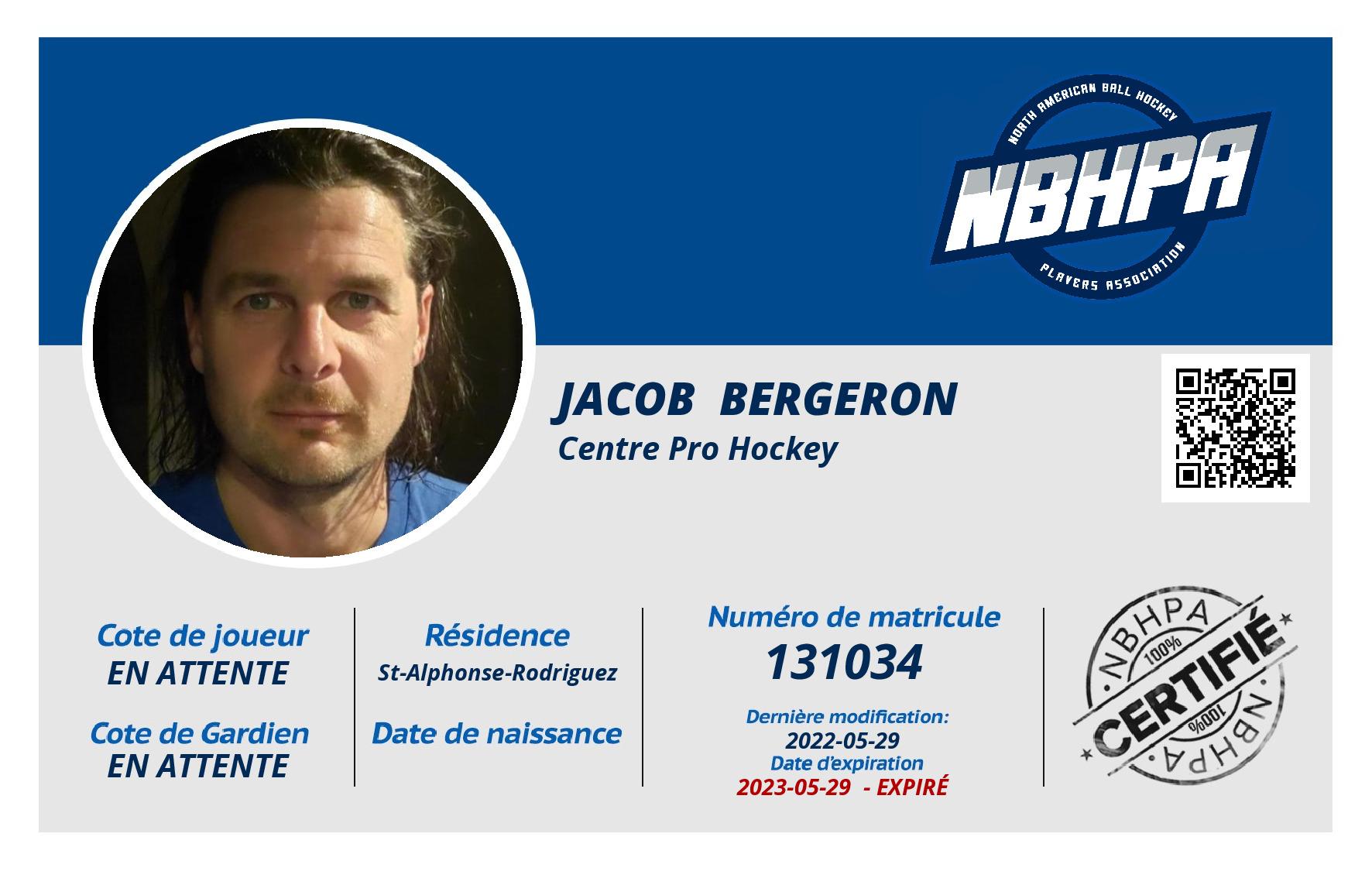Jacob  Bergeron 