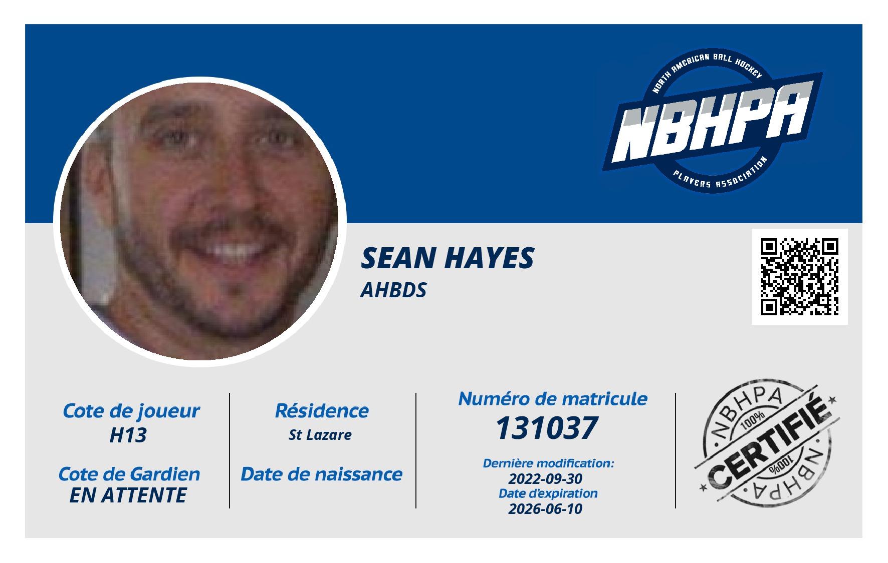 Sean Hayes