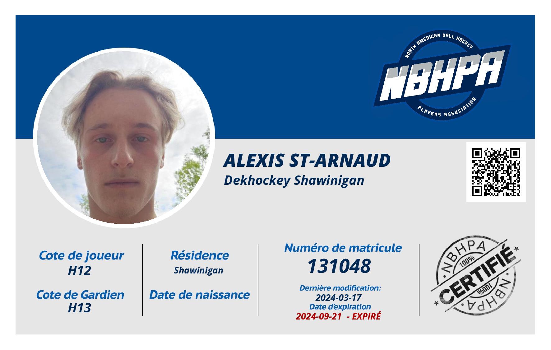 Alexis St-arnaud