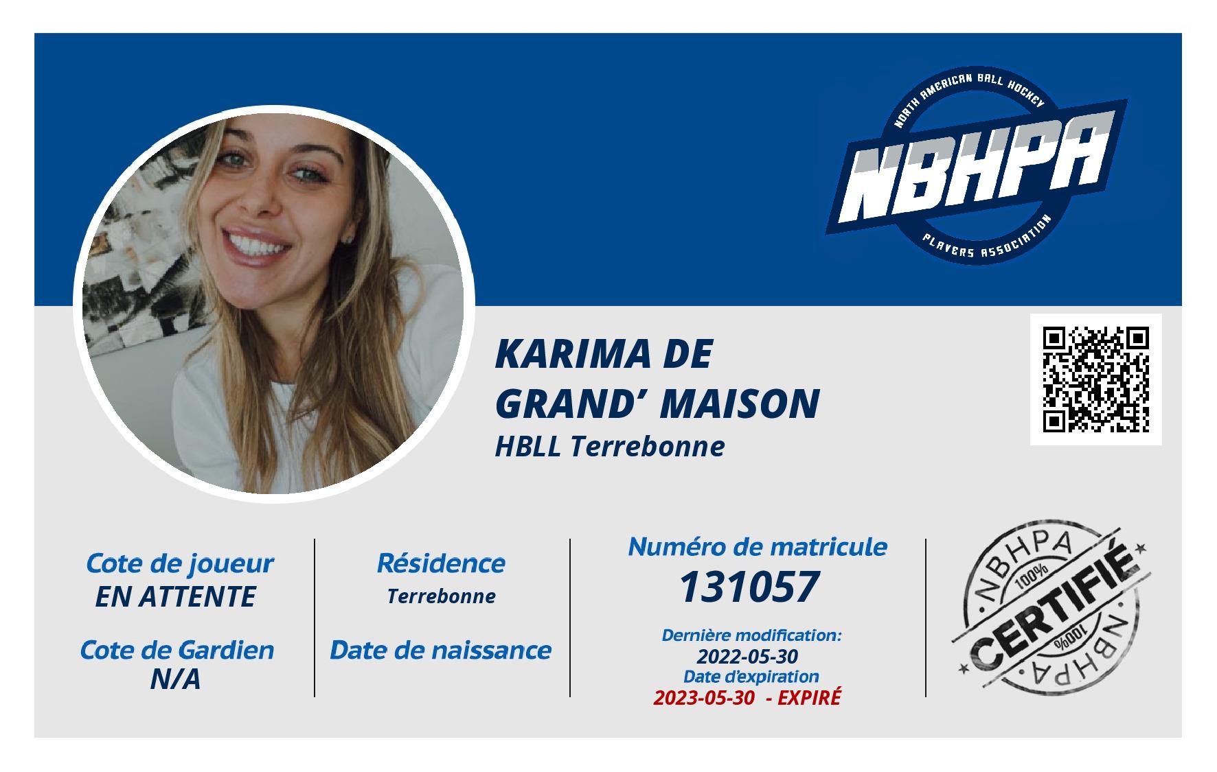 Karima de Grand’Maison