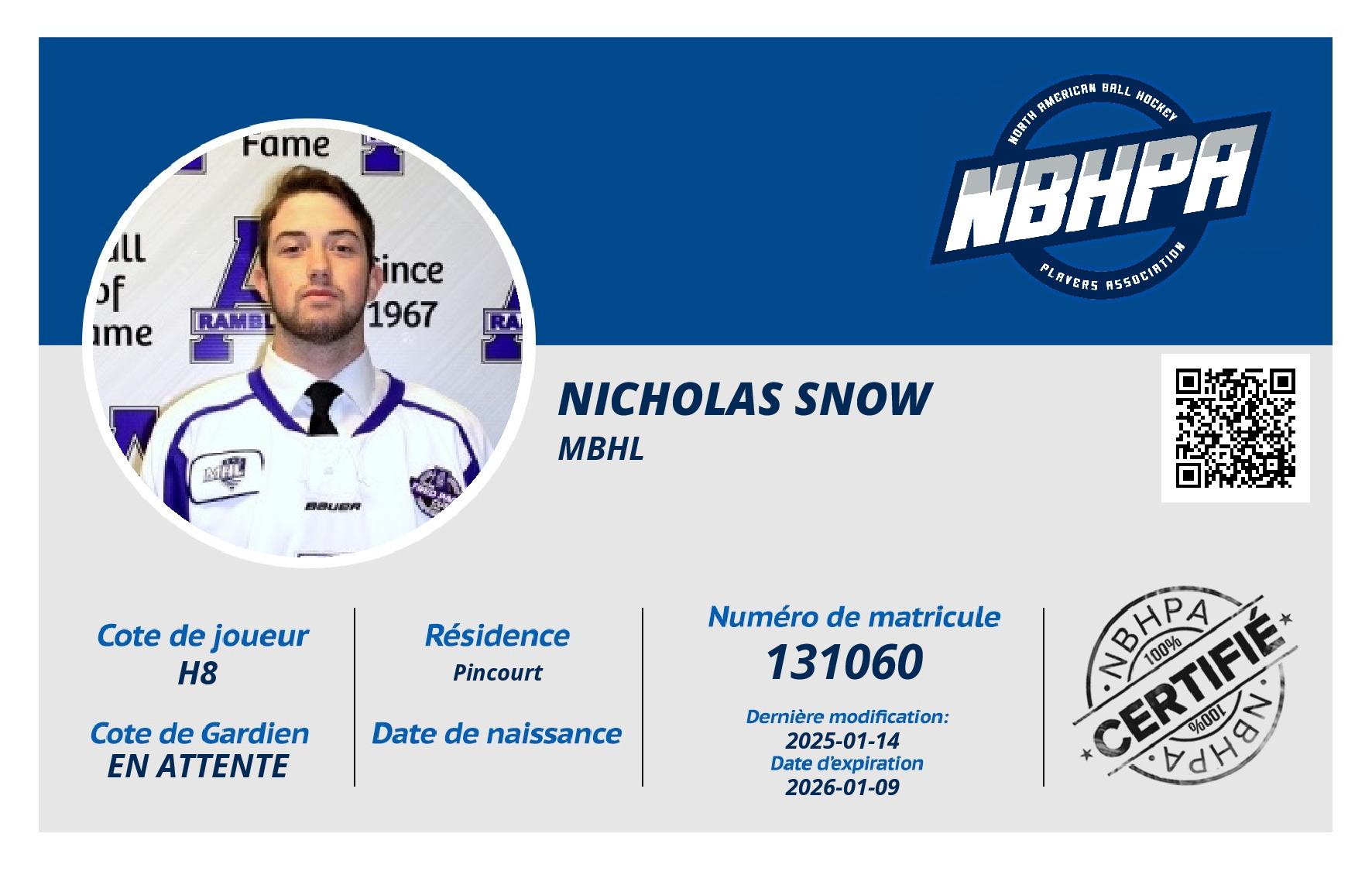 Nicholas Snow