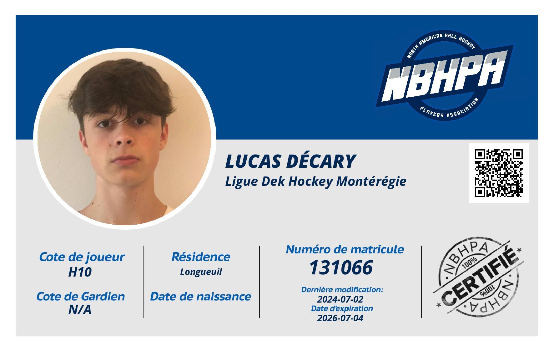 Lucas Décary