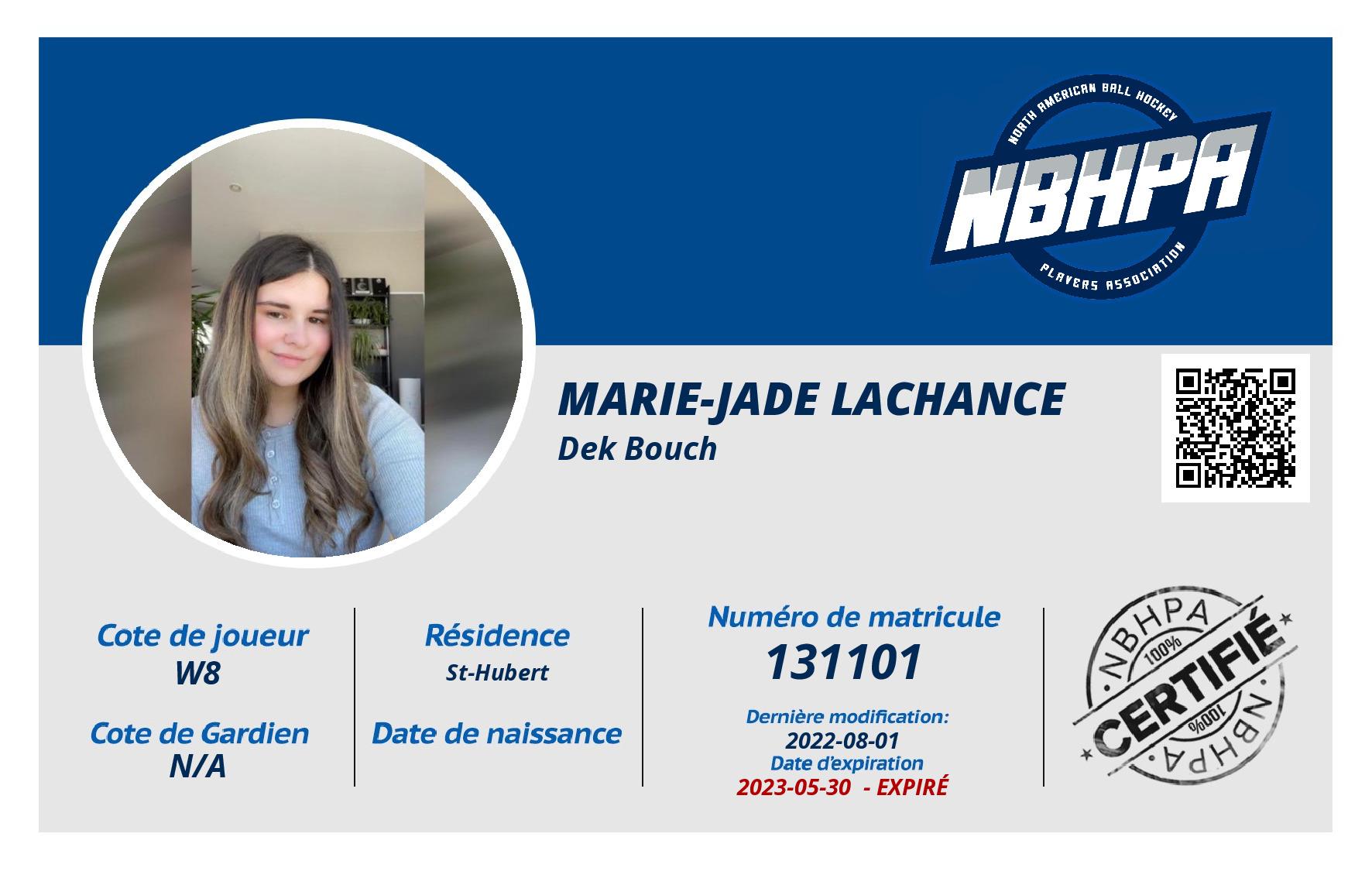 Marie-Jade Lachance