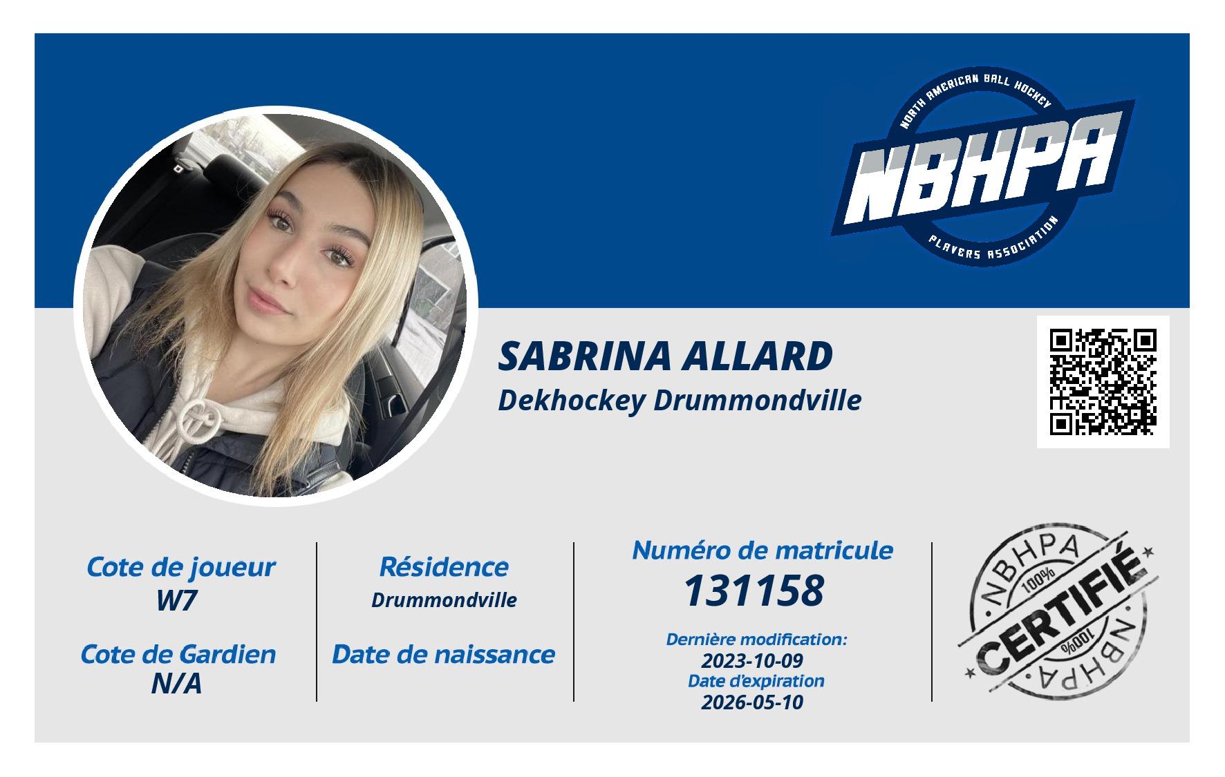 Sabrina Allard