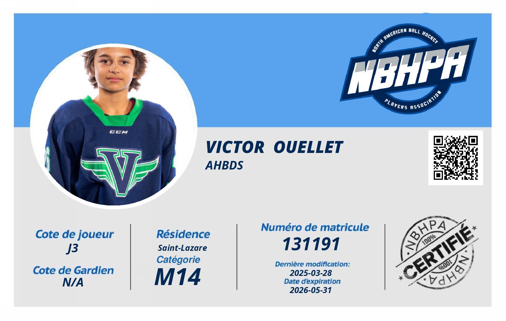 Victor  Ouellet 