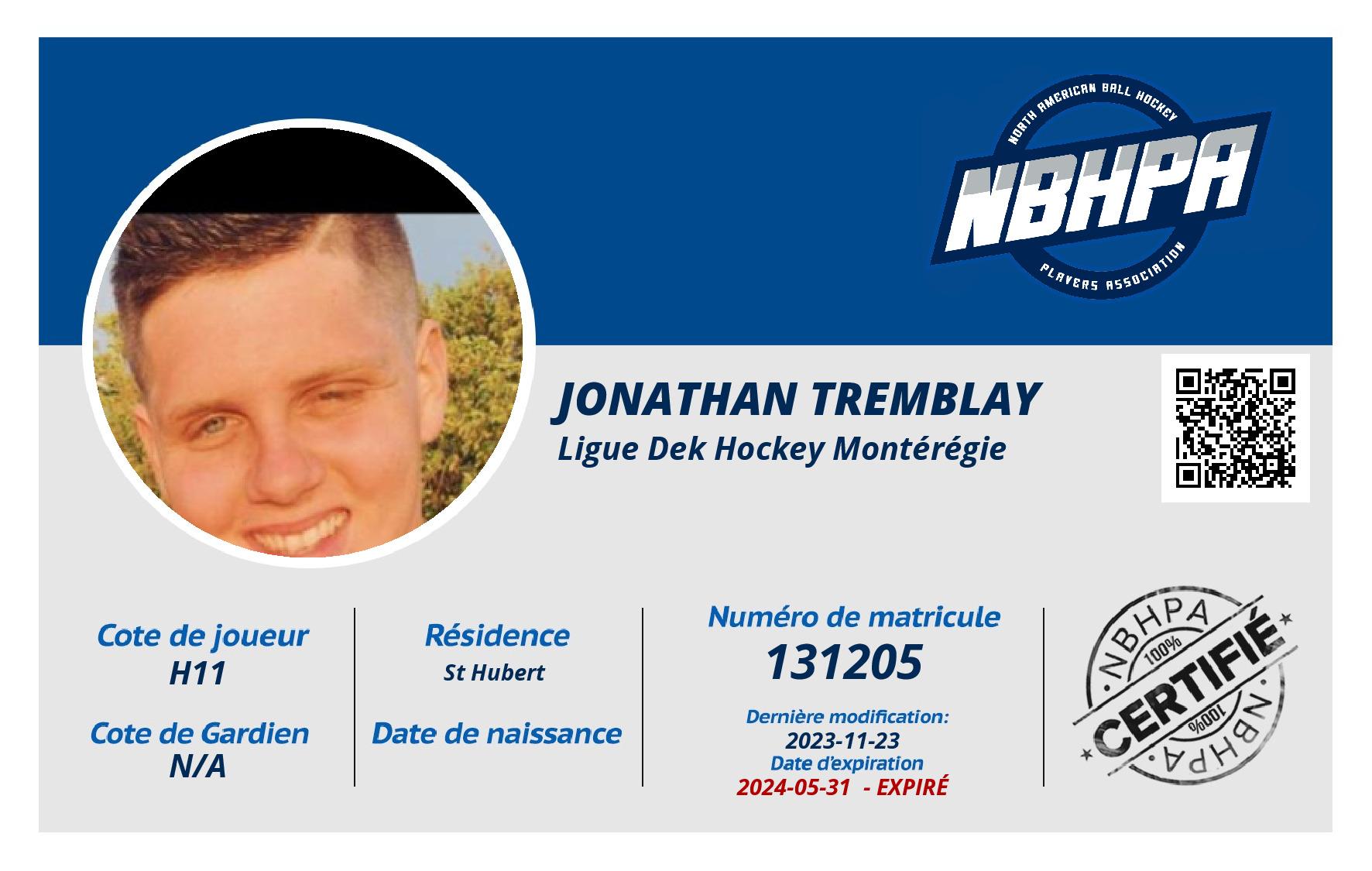 Jonathan Tremblay