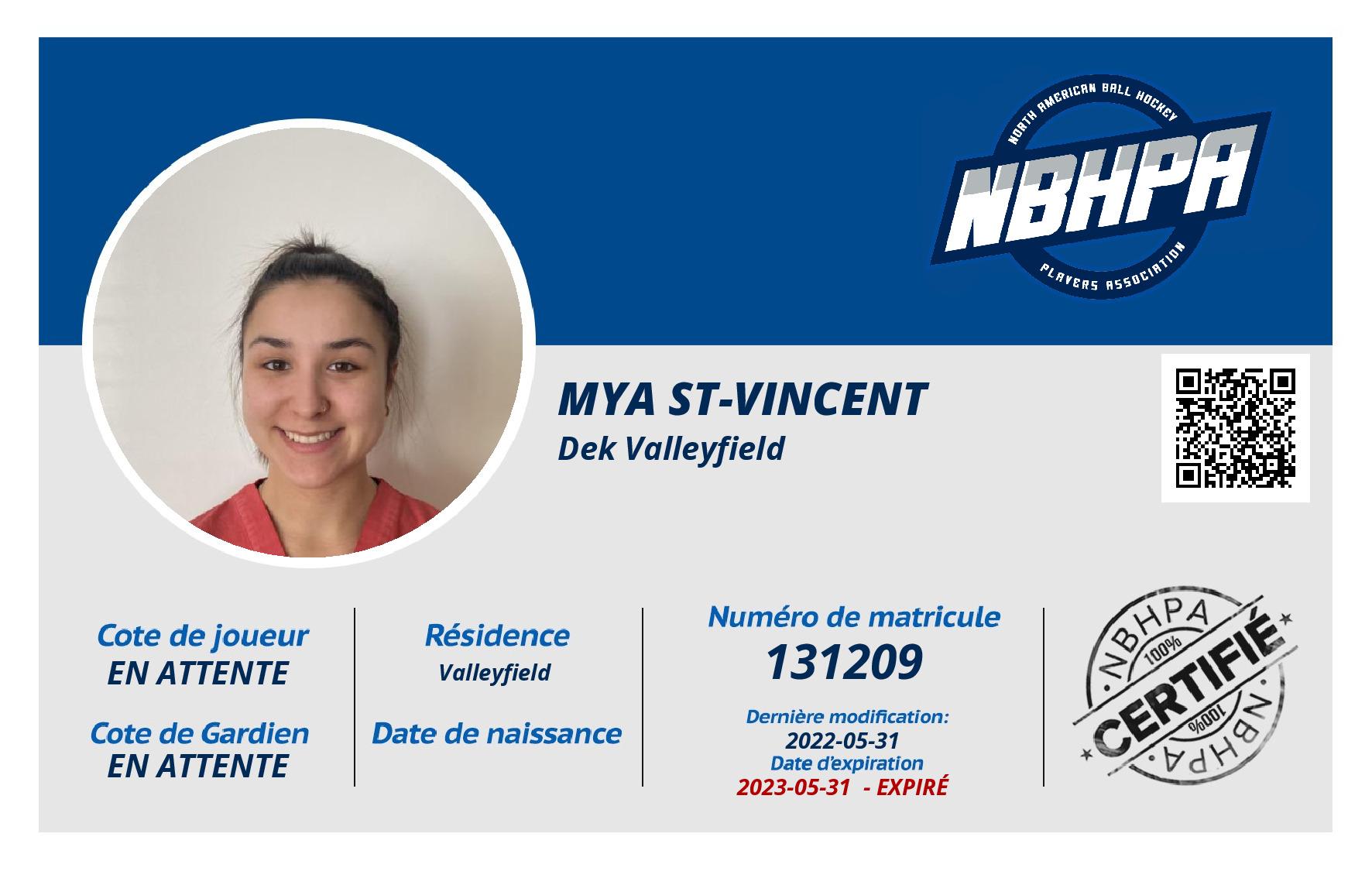 Mya ST-Vincent