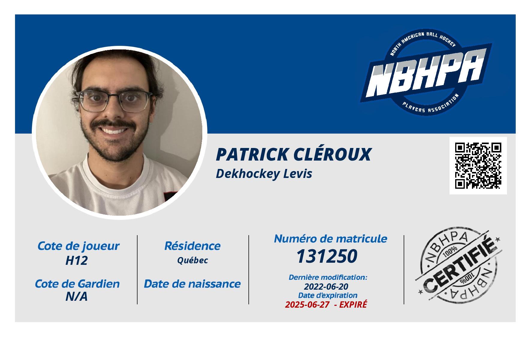 Patrick Cléroux