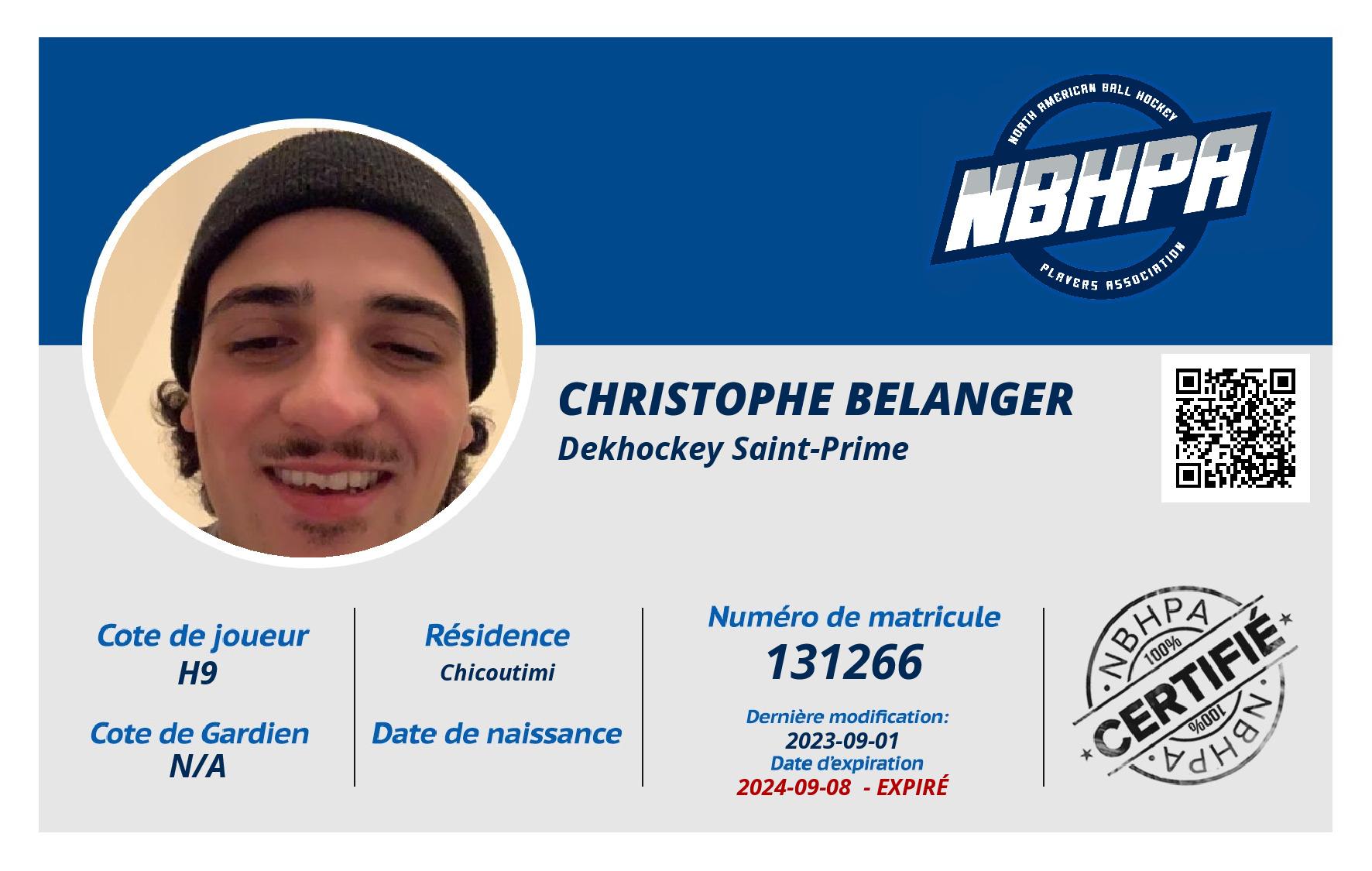 Christophe Belanger 