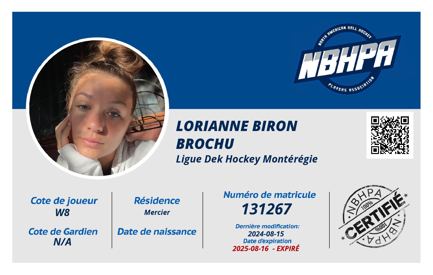 Lorianne Biron Brochu