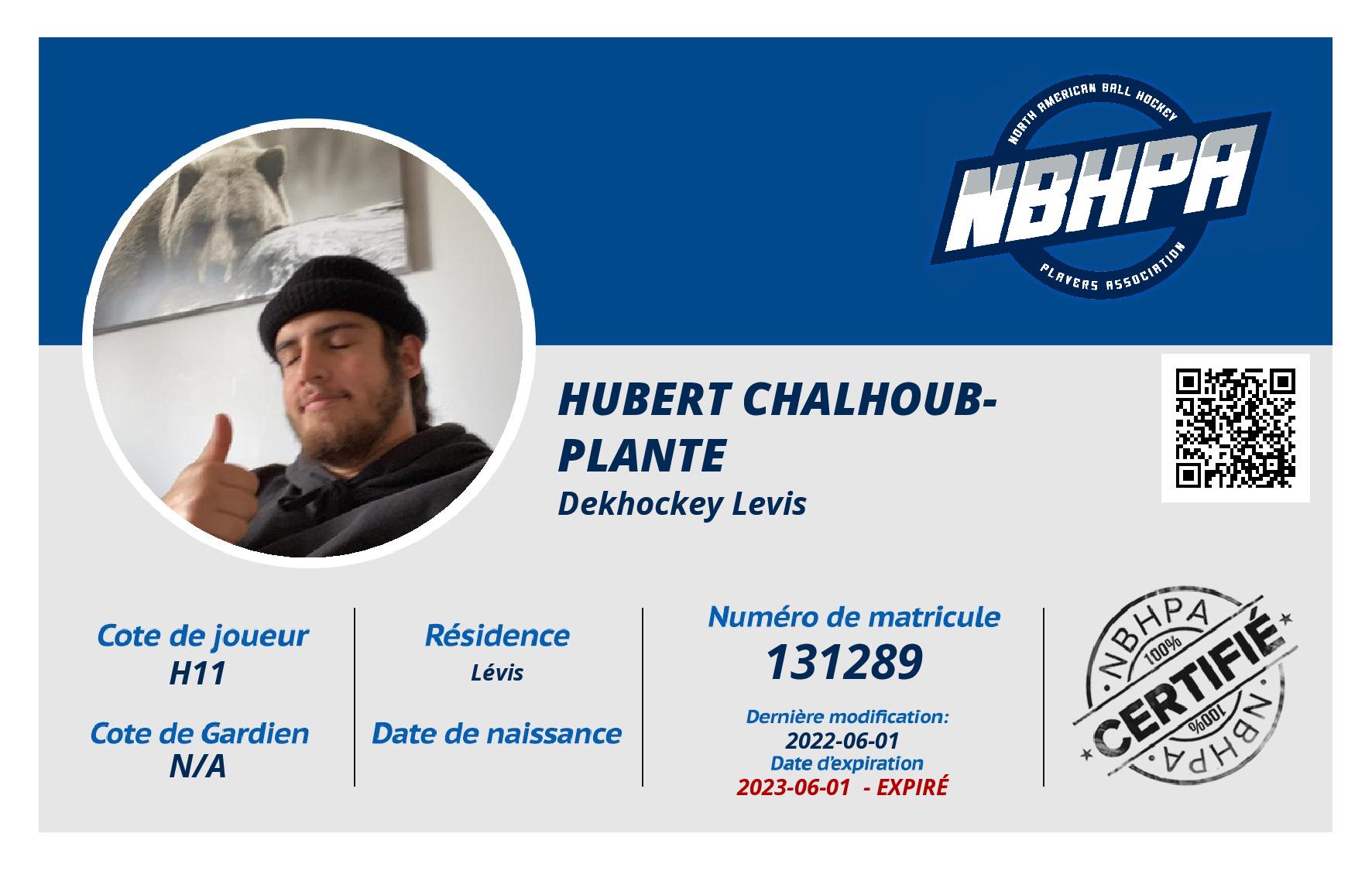 Hubert Chalhoub-plante