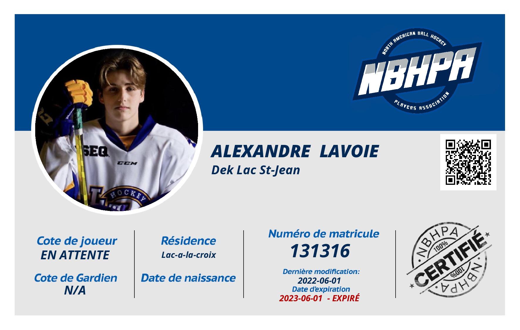 Alexandre  Lavoie 