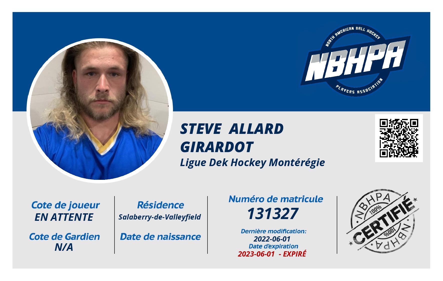 Steve  Allard Girardot