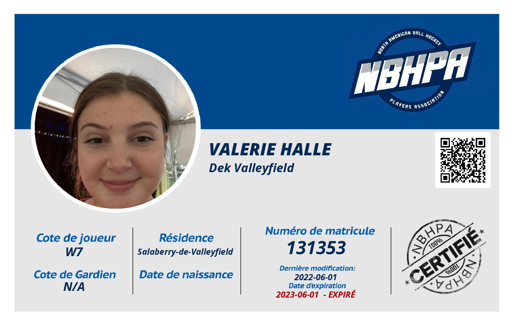 Valerie Halle
