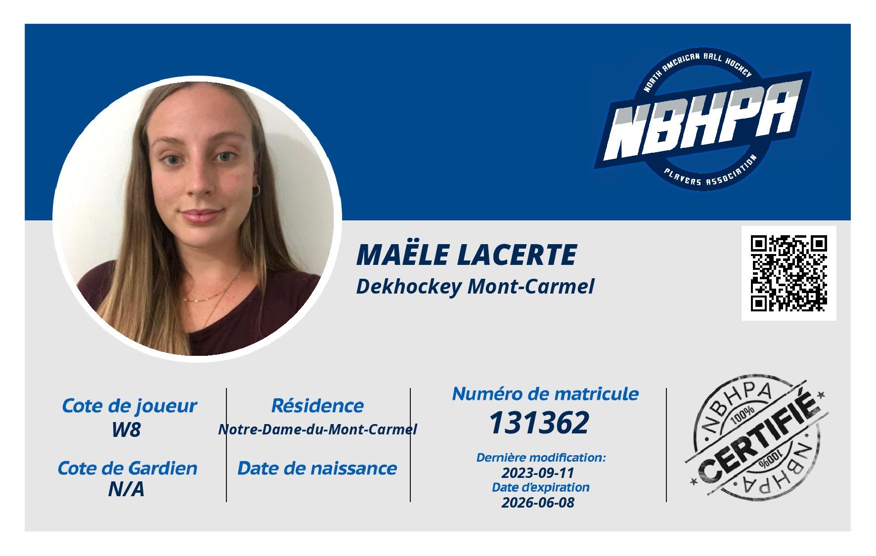 Maële Lacerte