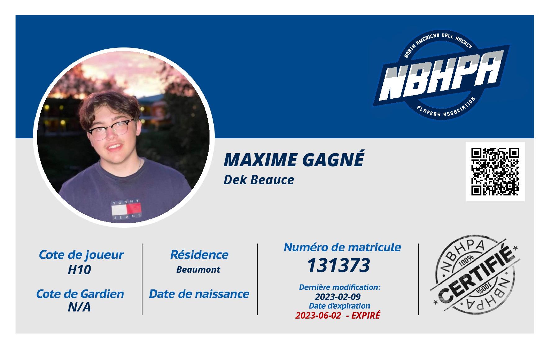 Maxime Gagné 