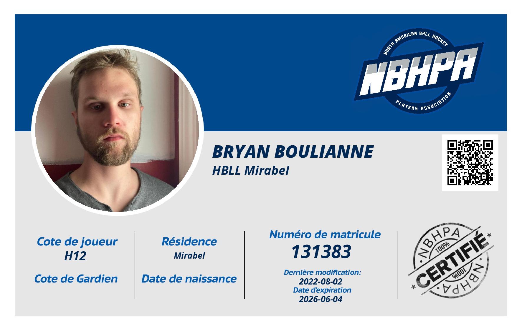 Bryan Boulianne