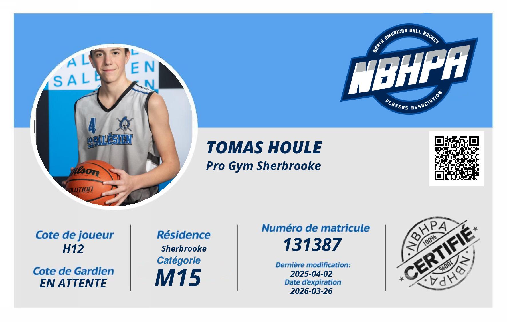 Tomas Houle